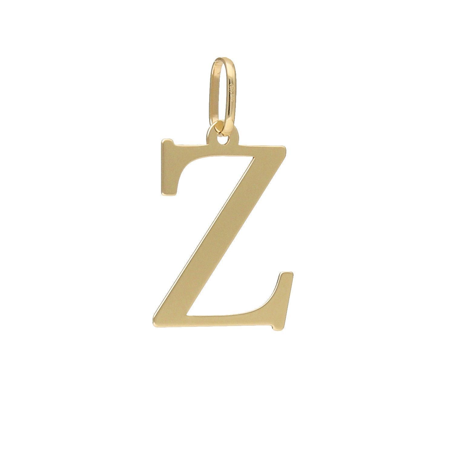 Złota zawieszka w kształcie litery Z, wykonana z najwyższej jakości złota próby 585..jpg